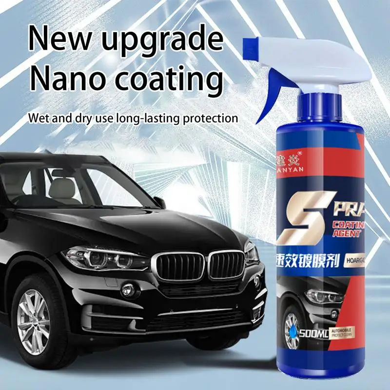 

Car Ceramic Quick Coating Spray Paint Protection Wax Spray Scratch Repair Remover Nano Hydrophobic Body Polish Car Accessories