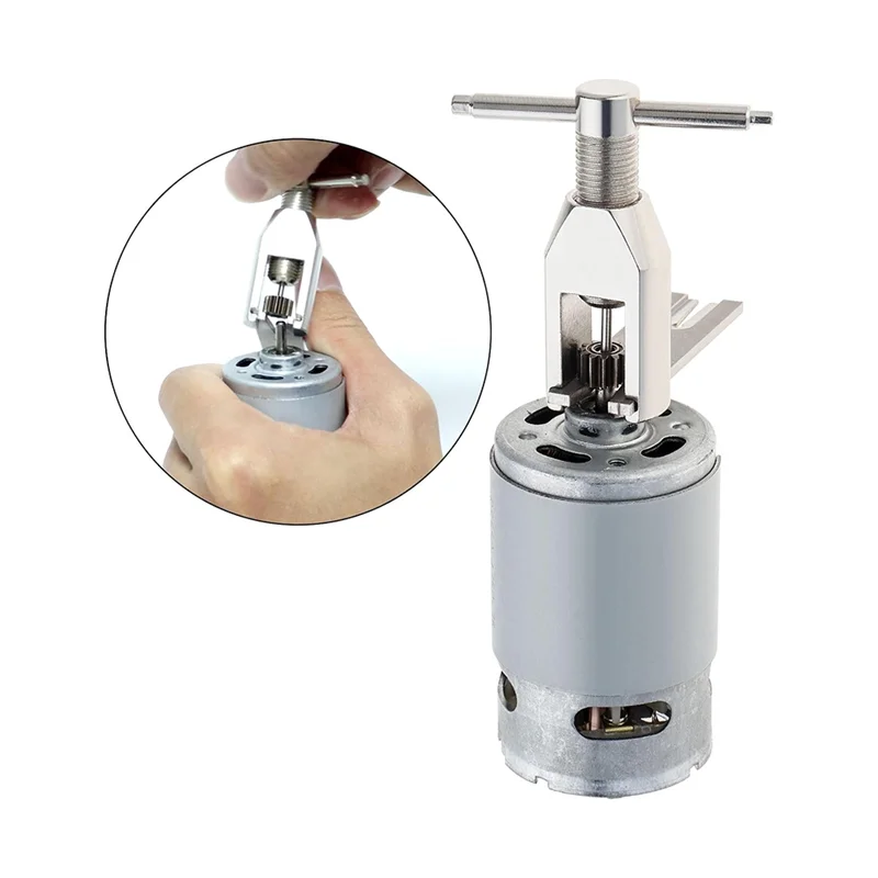 Conjunto removedor de engrenagem de pinhão de motor, extrator de engrenagem de motor rc para modelo de veículo/motor pequeno, peças de pinhão de motor rc (2 conjuntos)