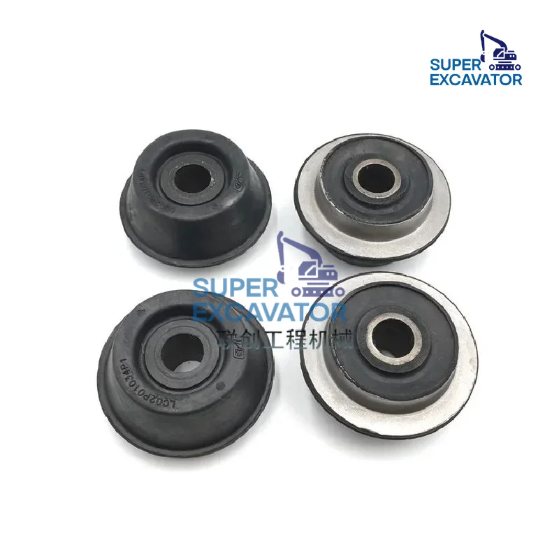 For Yuchai YC85-8 Engine Machine rubber feet Damping rubber Machine foot pad Buffer rubber Excavator Parts