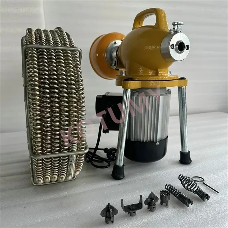 Pipeline Cleaning Machine 400RPM Pipe Dredging Tool  Professional Clear Toilet Blockage Drain Cleaning Machine