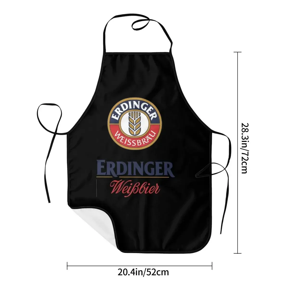 Erdinger Weissbier Merch Aprons Chef Cooking Cuisine Tablier Sleeveless Bib Kitchen Cleaning Pinafore for Women Men Gardening