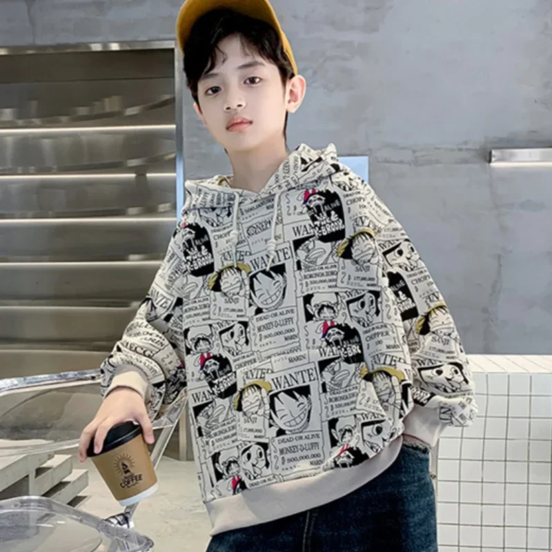 Boys Hoodies Sweatshirts Cotton Tops Outwear 2024 Cartoon Spring Autumn Kids High Quality Children's Clothing