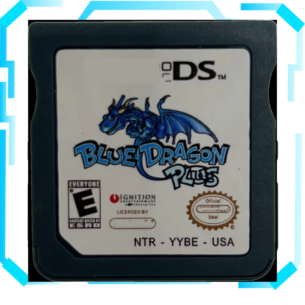 

For Nintendo DS/3DS NDS Card Blue Dragon Plus Game Cards High Quality Bare Card Discount Card Picture Smooth Gift