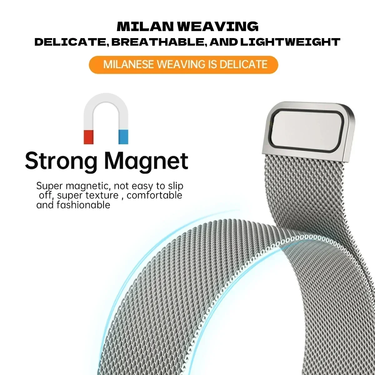 Stainless Steel Strap For Samsung Galaxy Fit 3 R390 Smart Watch Magnetic Sport Loop Bracelet Wristband Fit3 Wrist Band