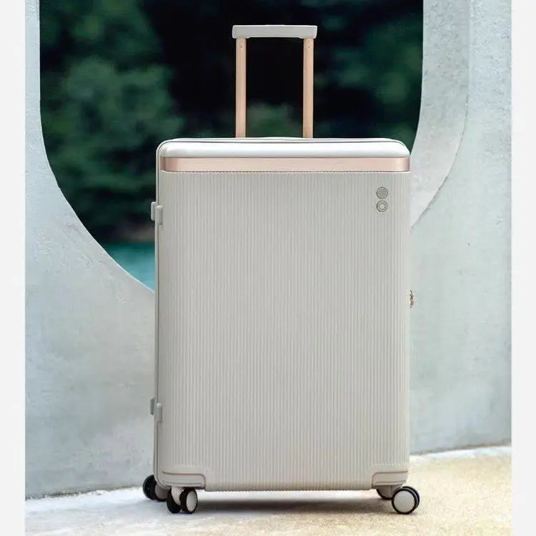 

External metal trolley suitcase Fashion trolley case boarding case 28-inch large capacity explosion-proof