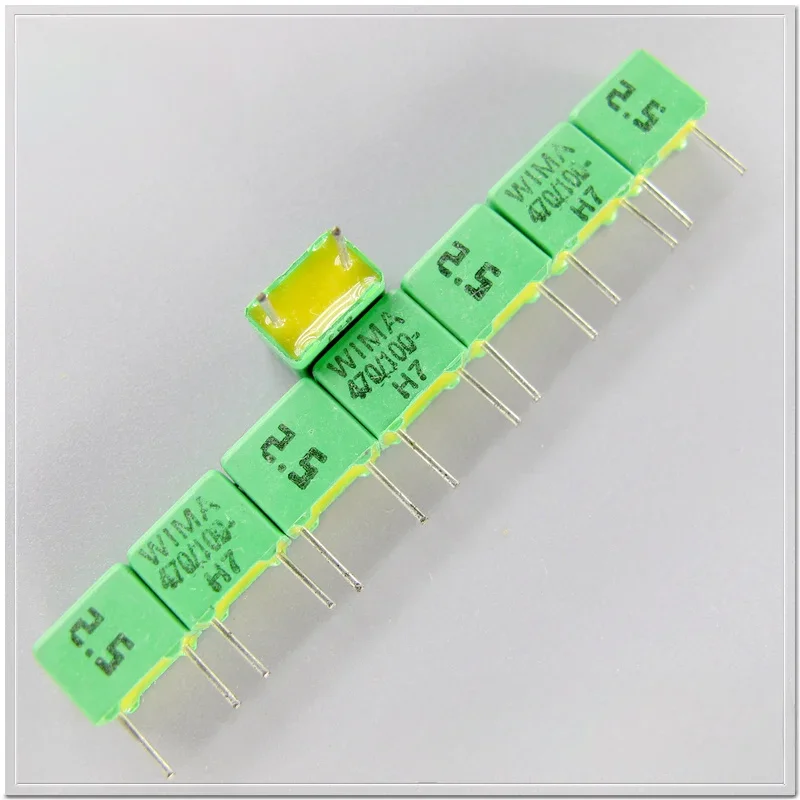 5PCS/20PCS Copper pin WIMA FKP2 470pF/100V 2.5% High precision film capacitor 0.47nF 471