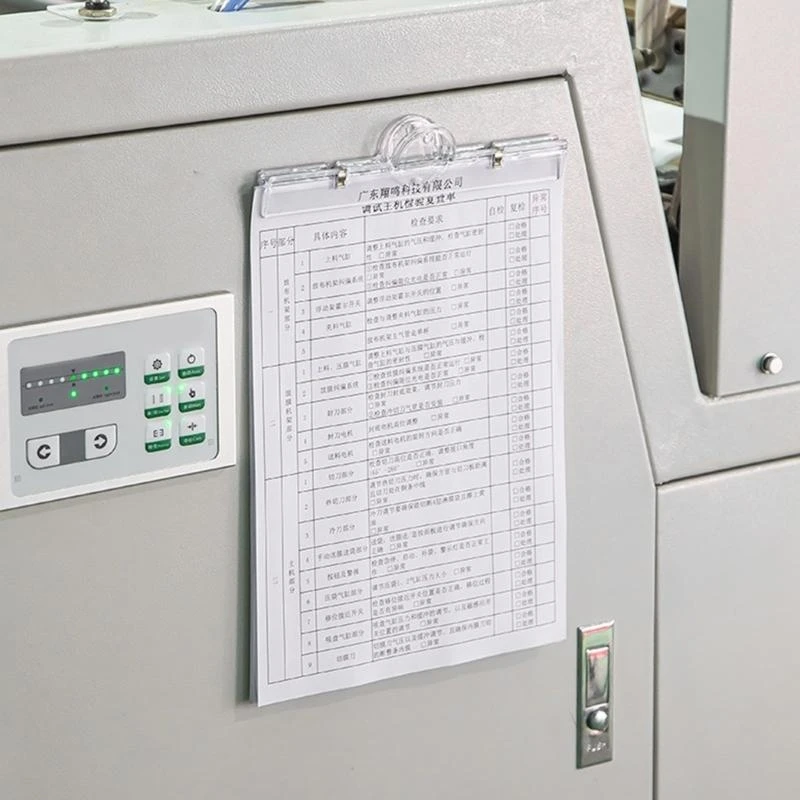 

Q5WA Acrylics Clip Long Paper Clamp File Orgnizers Clip for Family Photo File Document PosterDisplay