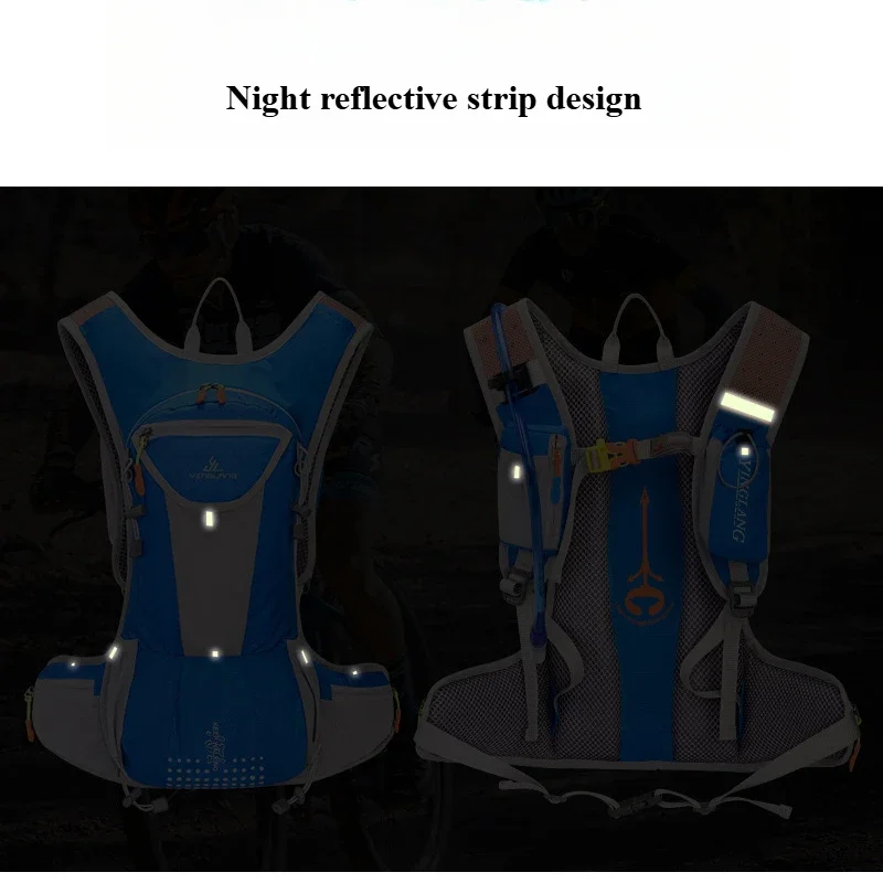 アウトドア スポーツ ダッフル バッグ男性と女性の自転車乗馬バックパック軽量通気性マラソン ランニング ハイキング登山バッグ