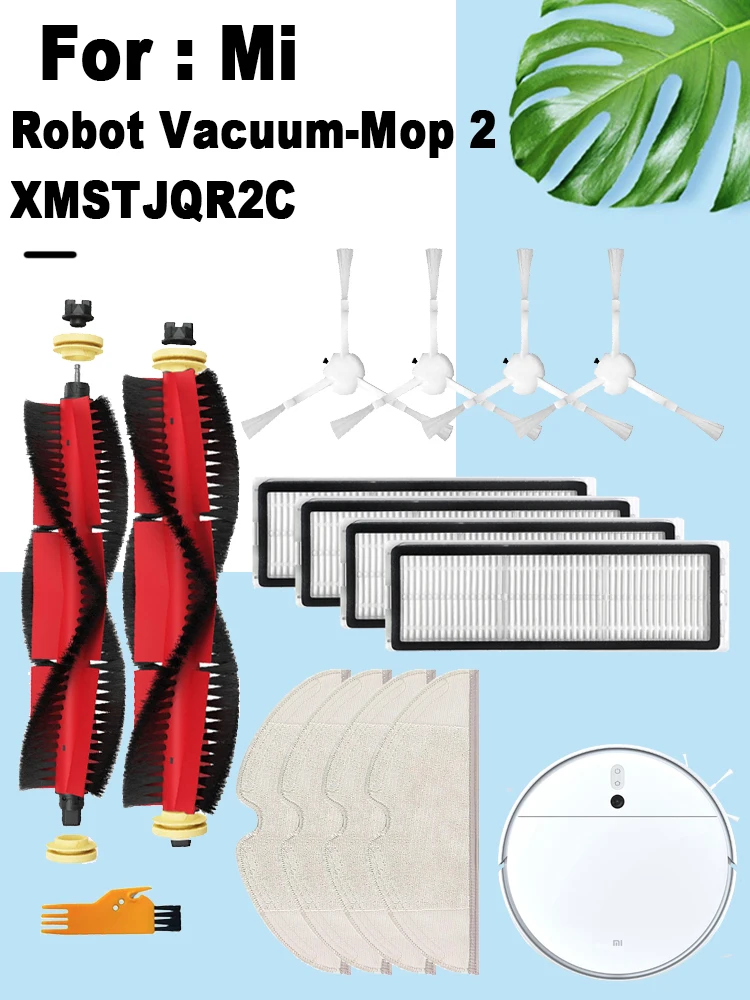 Main Side Brush Filter Mop Cloths Replacement For Xiaomi Mi Robot Vacuum Mop 2 Cleaner XMSTJQR2C 2C STYTJ03ZHM Accessories Parts