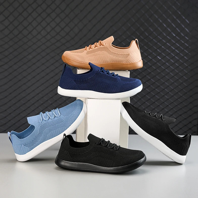 

2023 весенняя новая обувь для босиком с широким носком, мужские и женские легкие дышащие повседневные прогулочные туфли с нулевым падением, мужские минималистичные кроссовки