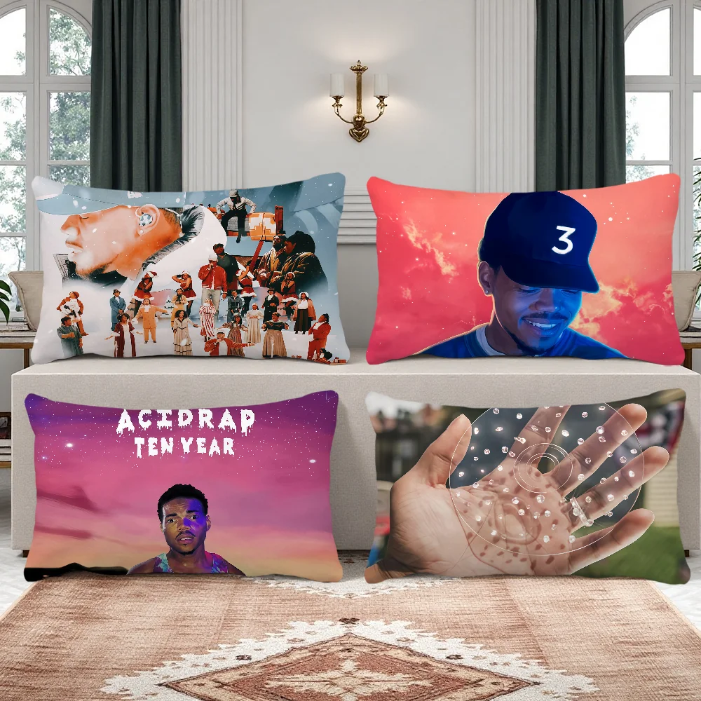 C-Chance the Rapper-ES cushion cover Rectangle Pillow Case Printing Bedside Sofa Room Home Decoration Pillowcase