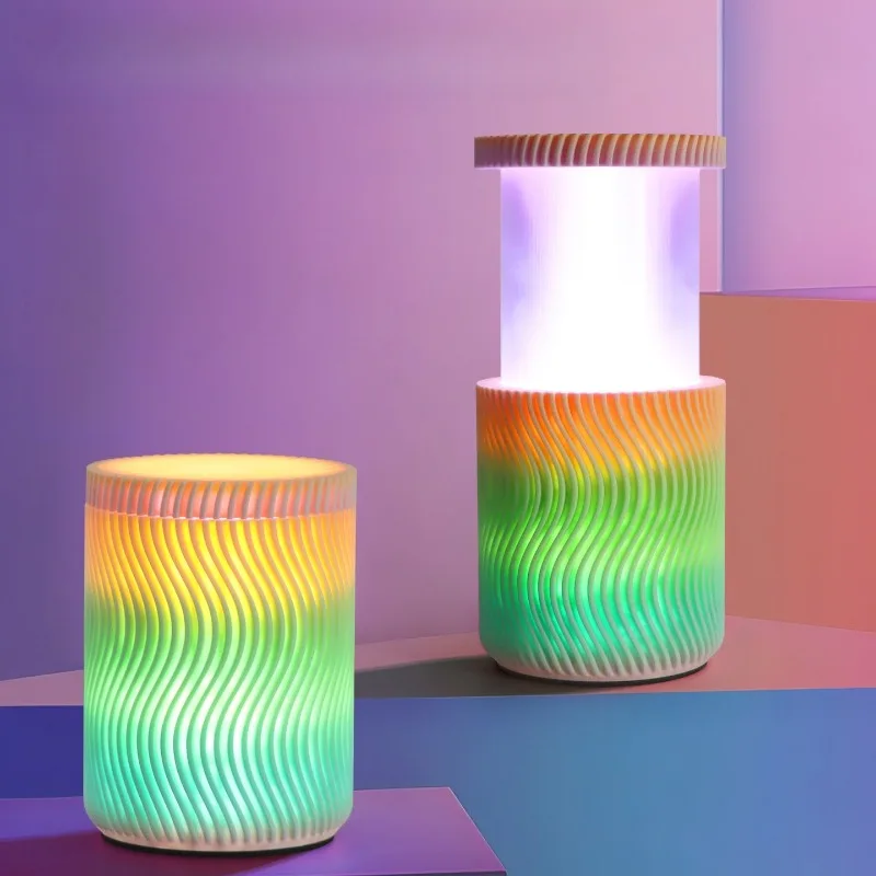 

Creativity RGB Nightlight Personality Minimalist Night Light Living Room Bedroom Bedside Lighting Lamp Desk Decorations Lights