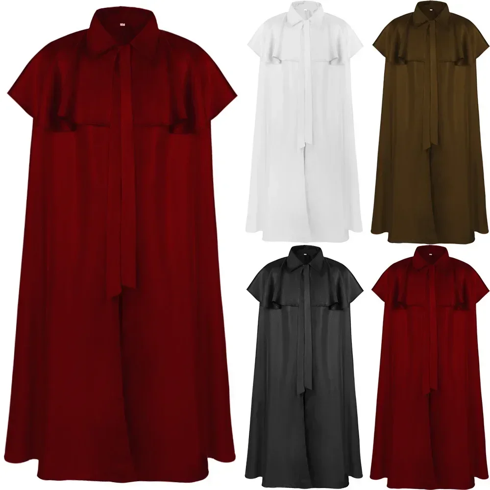 Role-playingNew Halloween Cosplay Morte Longa Capa Medieval