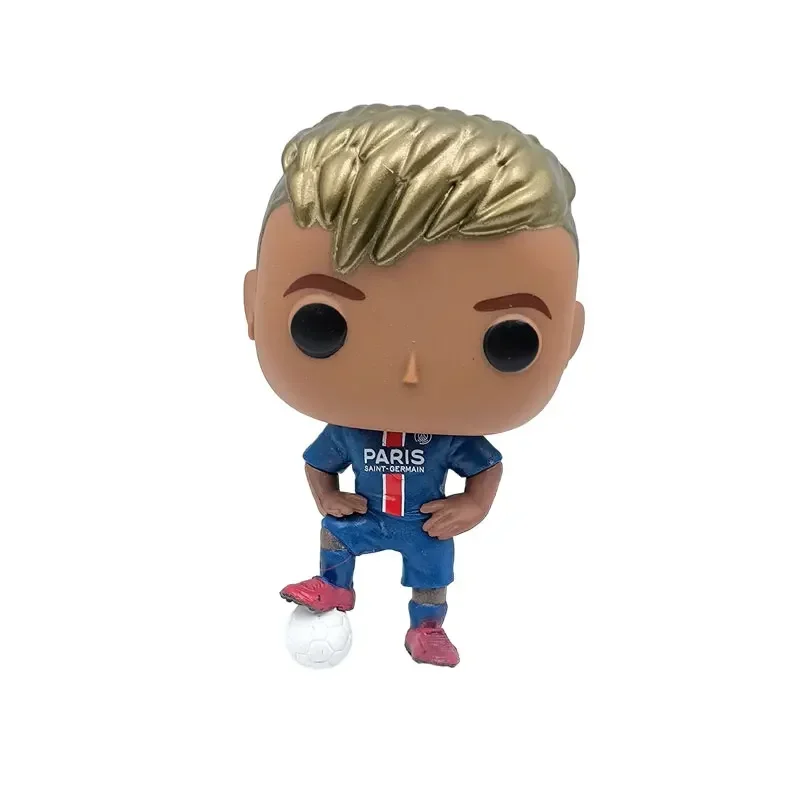 Pop Ronaldo 7 Messi 20 Mbappe 7 fútbol 10 Neymar estrellas decoración colección de figuras de acción modelo juguetes de cumpleaños regalos de navidad