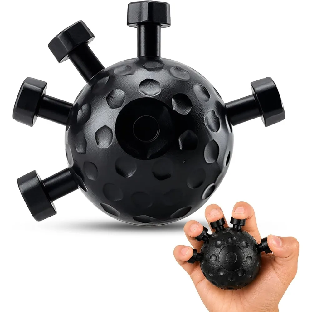 45lb Hand Grip Strengthener 5 Finger Exerciser Forearm Wrist Trainer Spring Press for Climbing Guitar Athletes Rehab Equipment