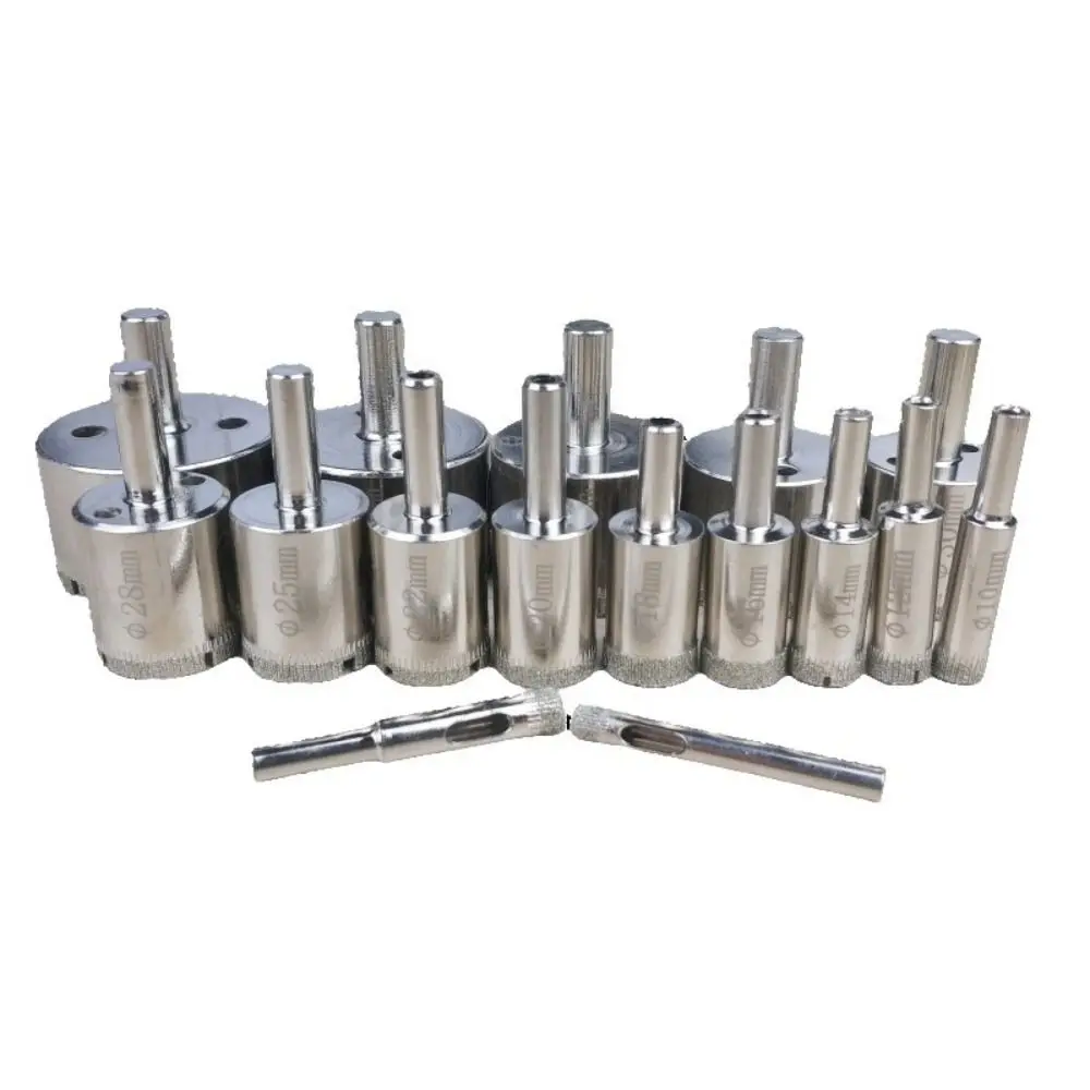

Large Size Diamond Punch Electroplated Bit Hard Steel Tile Wall Punch Stainless Steel Integrated Steel Marble Punch