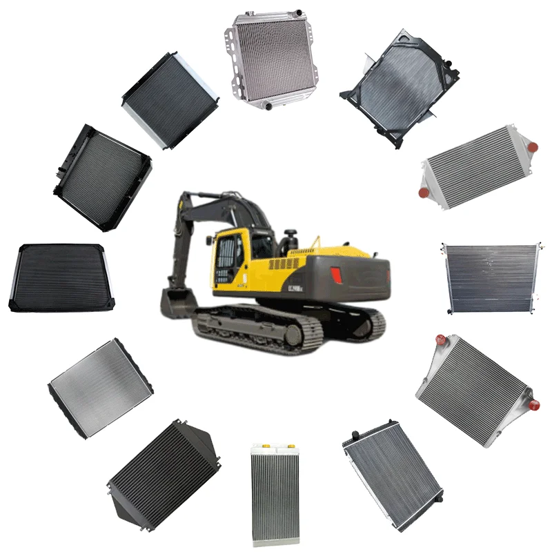 Aftermarket Radiator 2485B275 Excavator Oil Cooler and Water Radiator Spare Parts for Diesel Engine 3.1524 D3.152