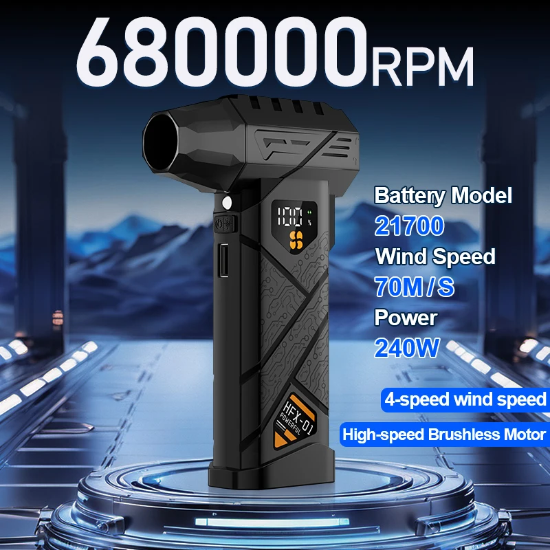 

Мощный турбовоздуходув, беспроводной пылесос, электрический снегоуборщик, светодиодное освещение, инструмент для глубокой очистки автомобилей/электроники/дома