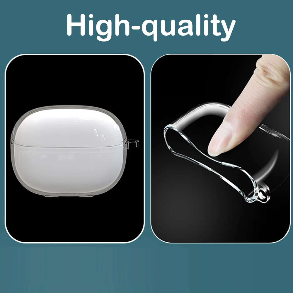 حافظة شفافة لهاتف SHOKZ opendots ONE E310 T920 T910 T511 مشبك للأذن سماعة رأس بخاصية البلوتوث شفافة عالية لينة غطاء مقاوم للصدمات من البولي يوريثان #5