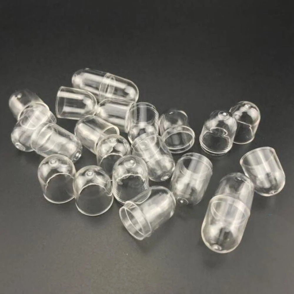 Mini Clear Plastic Bottles Cylinder Empty Vials Portable Cute Subpackage Tins