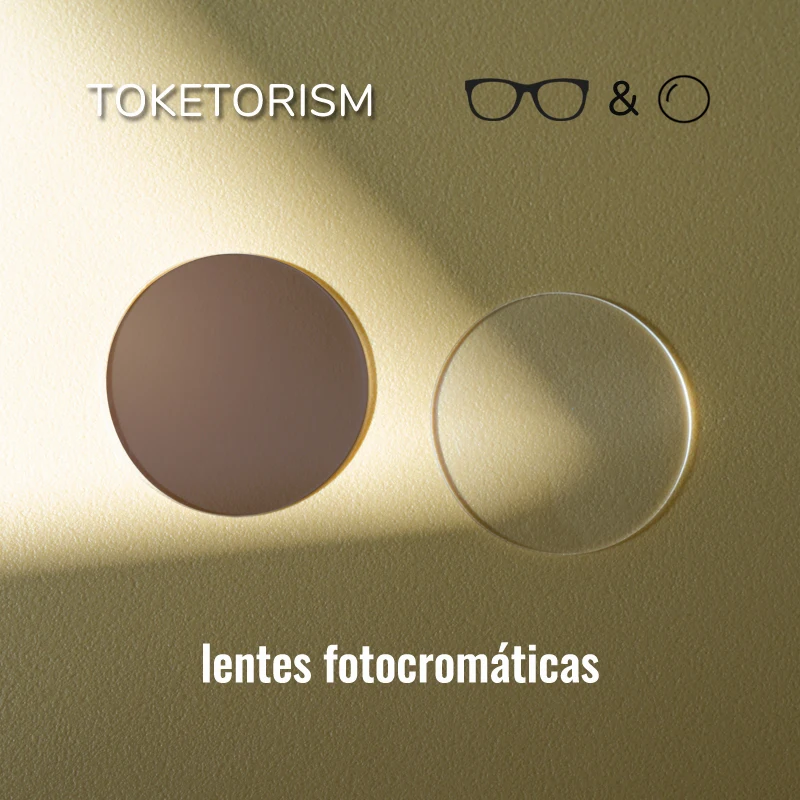 Toketorism-lentes fotocromáticas antiazules graduadas para miopía, presbicia, astigmatismo UV, lentes asféricas personalizadas