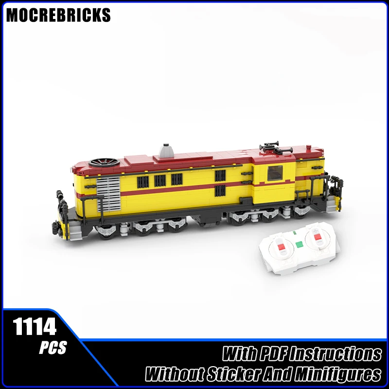 

Конструктор MOC: Дизельный локомотив класса 830 для городской железной дороги, технологическая модель, игрушка, детский подарок на Рождество