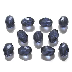 AAA 11x8mm 50Pcs/lot Twisted Faceted Crystal Glass Quartz Austrian Loose Spacer Beads For DIY Fashion Charms Jewelry Making