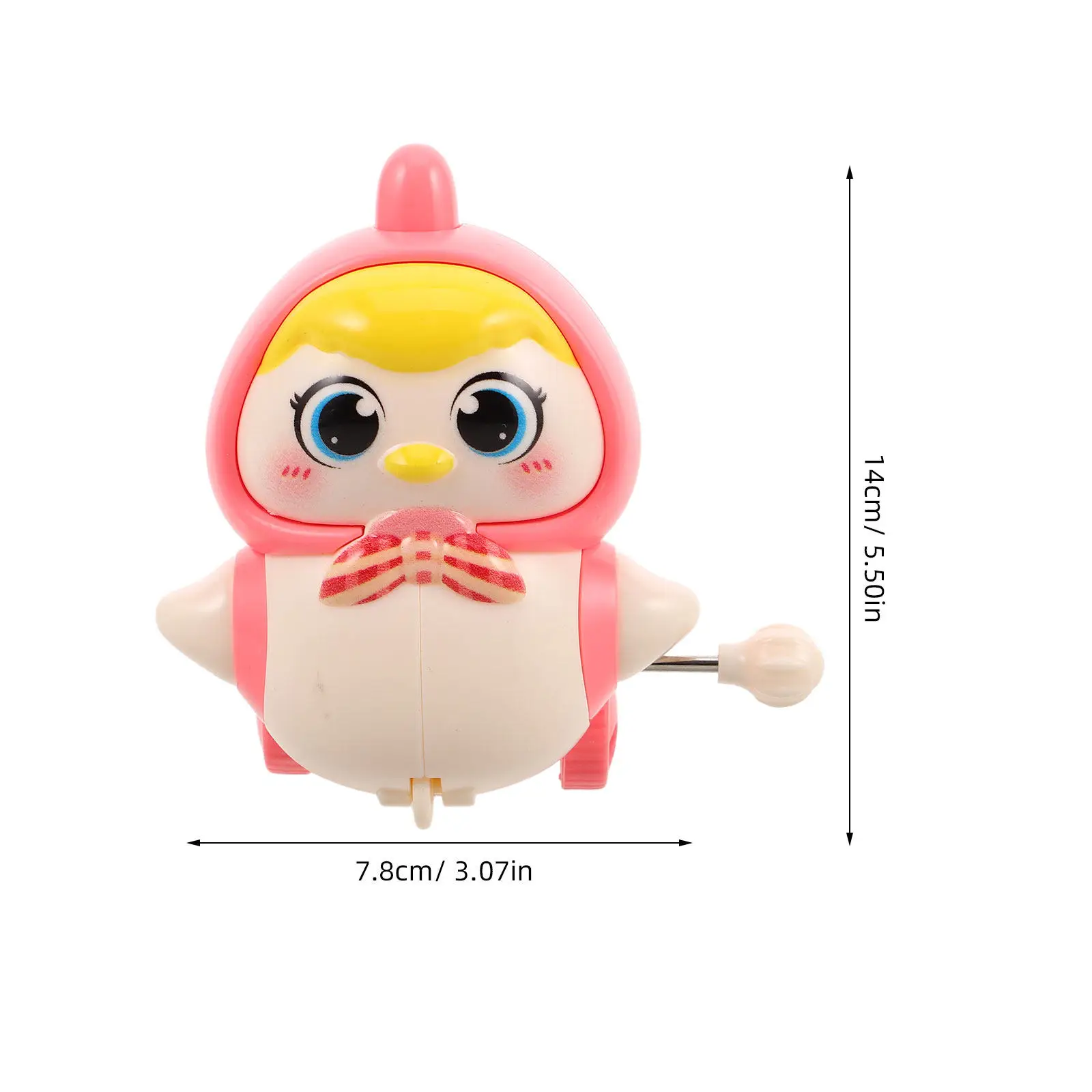 1Set Wind-Up Chicken Set for Kids Early Learning Magnetic Chicks Easter Party Favors Crawling Interactive Fun Wind Up Chick Toys