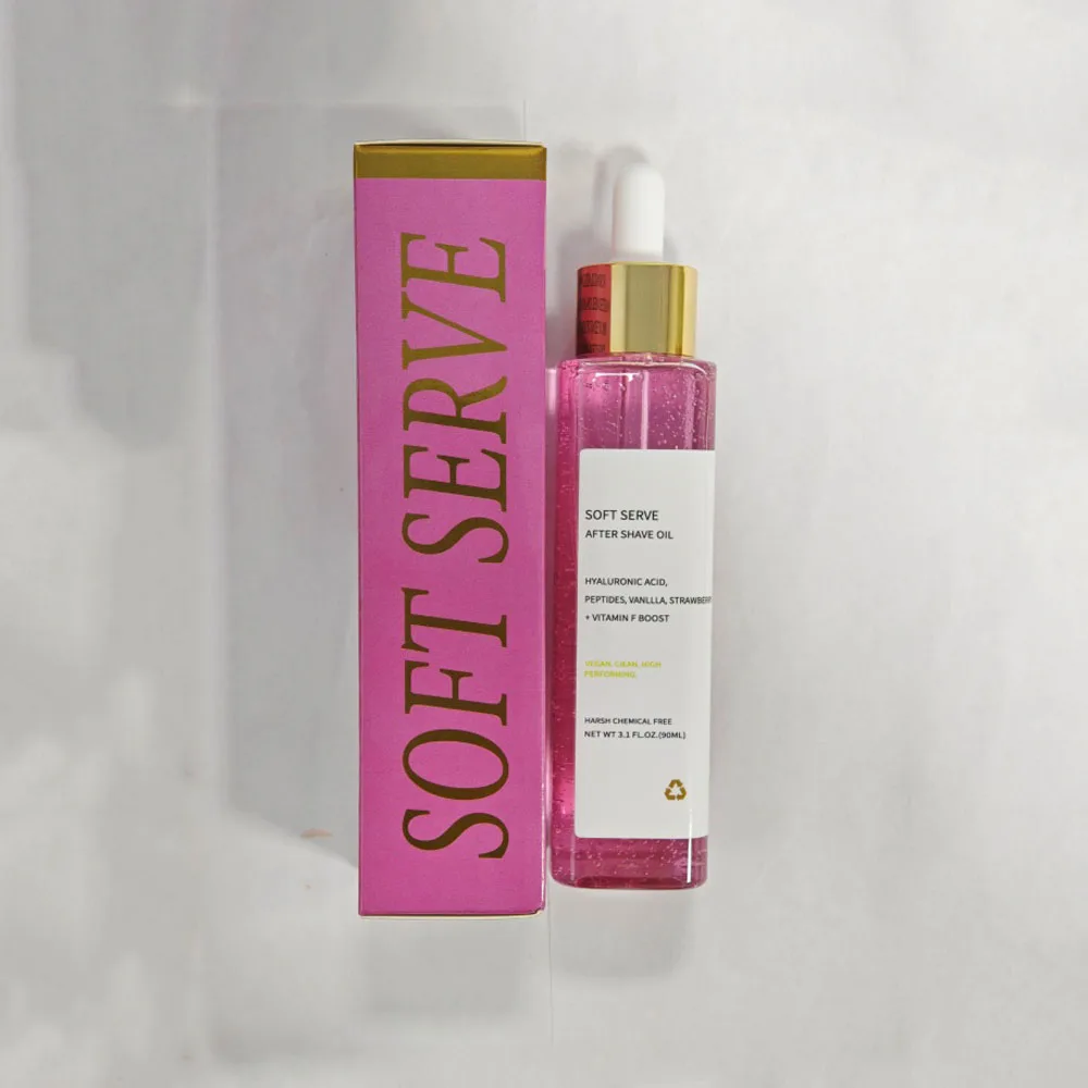 90ml Strawberry Vanilla After Shave Oil - Hydrating Repair Fits for Face, Body & Bikini Line After Shave Skin Moisturizing