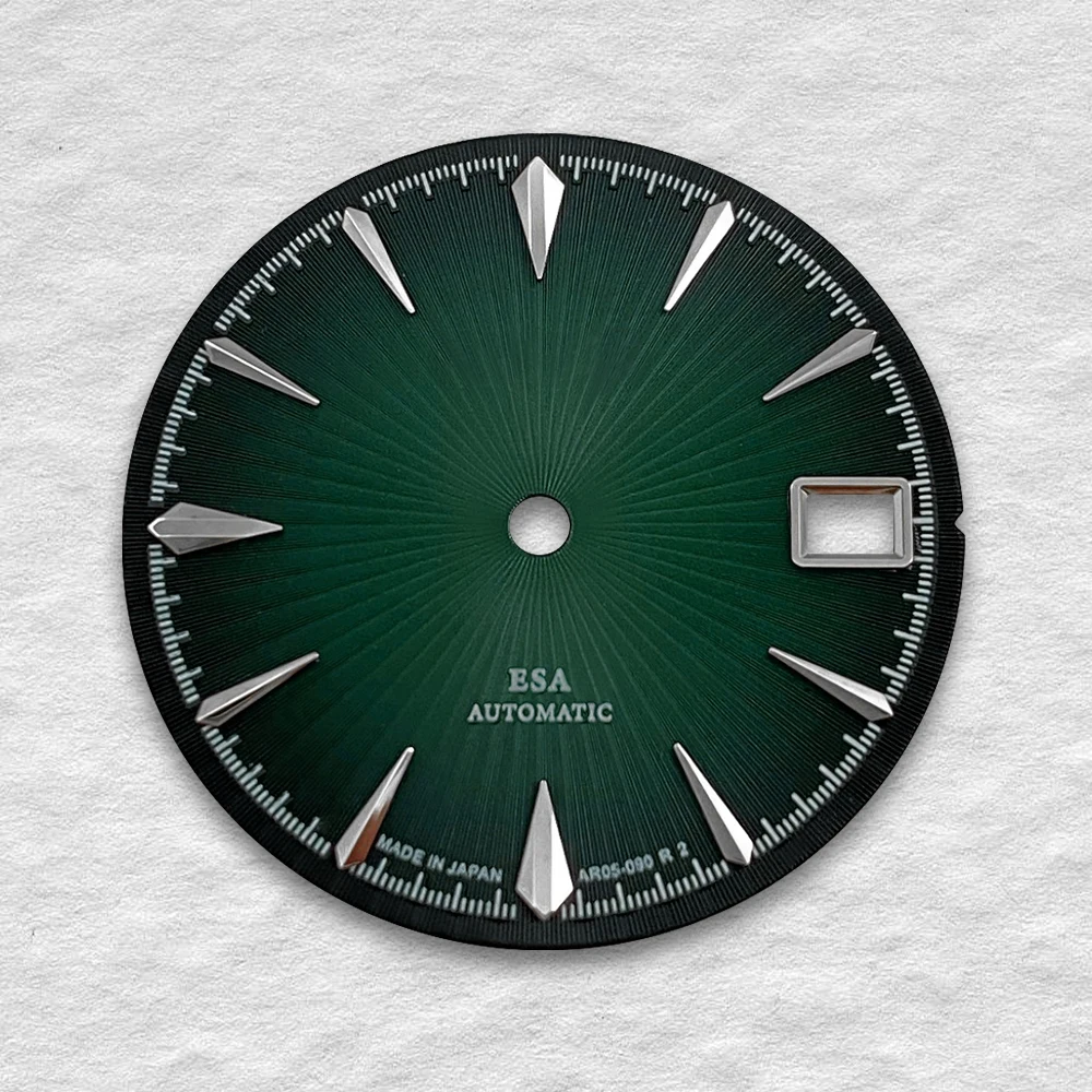 28.5mm S Logo Cocktail Dial Suitable for Nh35 Automatic Movement Gradient Dial Watch Modification Accessories