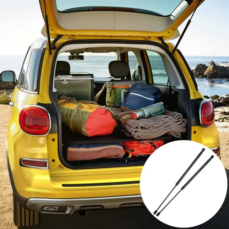 2pcs Car Trunk Lifting Black Support Strut Shock Absorber Tailgate Lift Supports Auto Accessories PM3824 For Fiat 500L 2014-2020