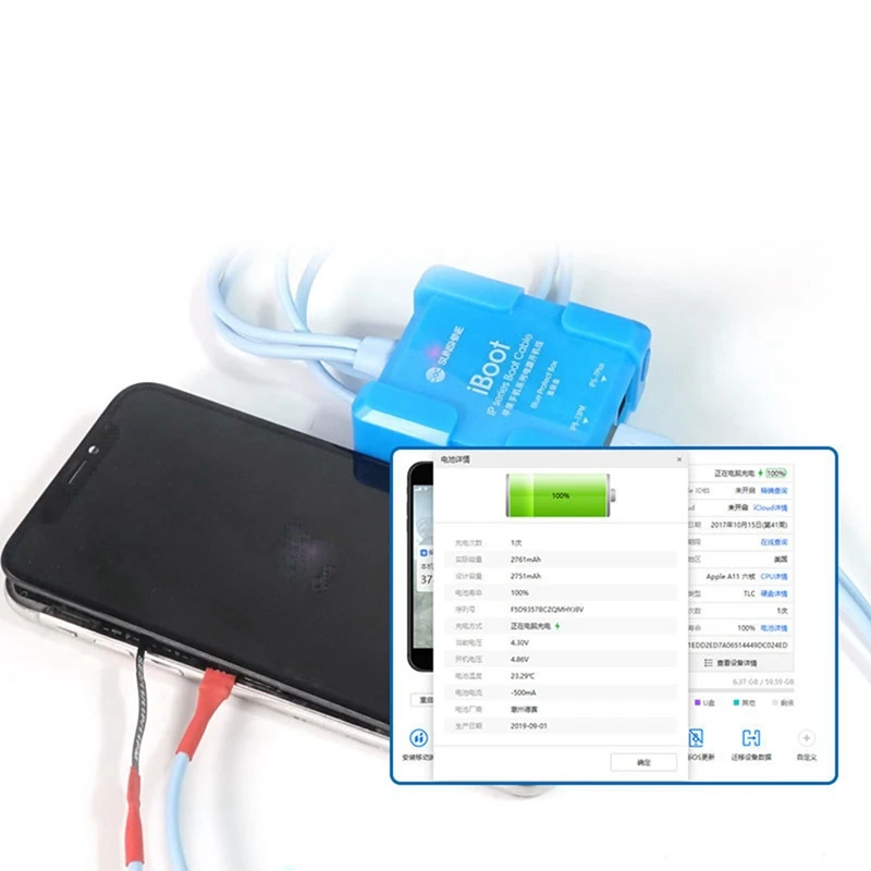 For Iphone Power Supply Cable Sunshine IBOOT Test Flex For IP 6G-14 Pro Max Battery BOOT Control Line Power Tool Sets