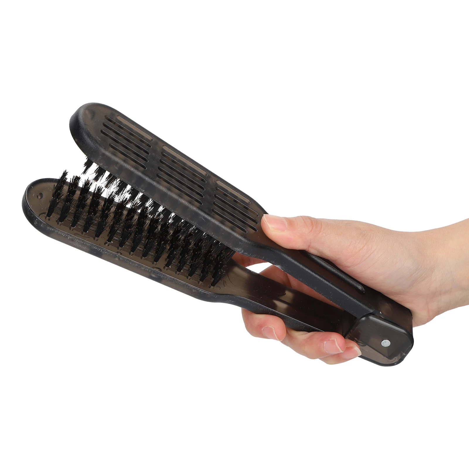 Hair Straightener Brush Double Side Anti‑Static Hair Straightening Styling Brush Hairdressing Styling Brush Hair Styling Brush