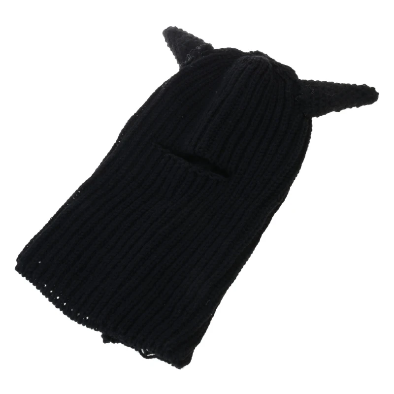 Winter Knit Balaclava for Teenagers Keeping Warm Full Face Cover Hat Windproof Dropshipping