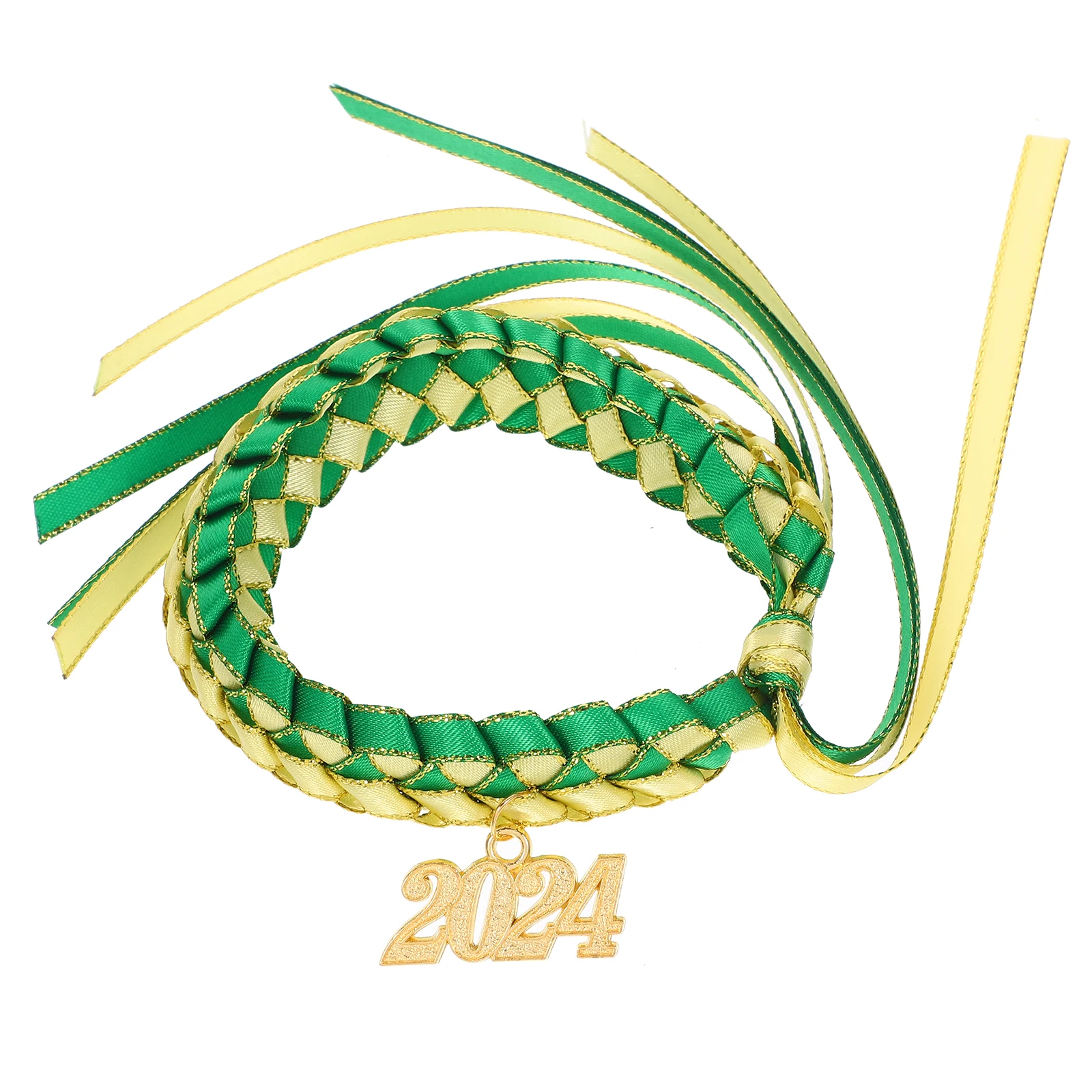

2024 Handwoven Graduation Charm Braided Bracelet For Women College Graduate Gift Woven Adjustable Fashionable Durable Party