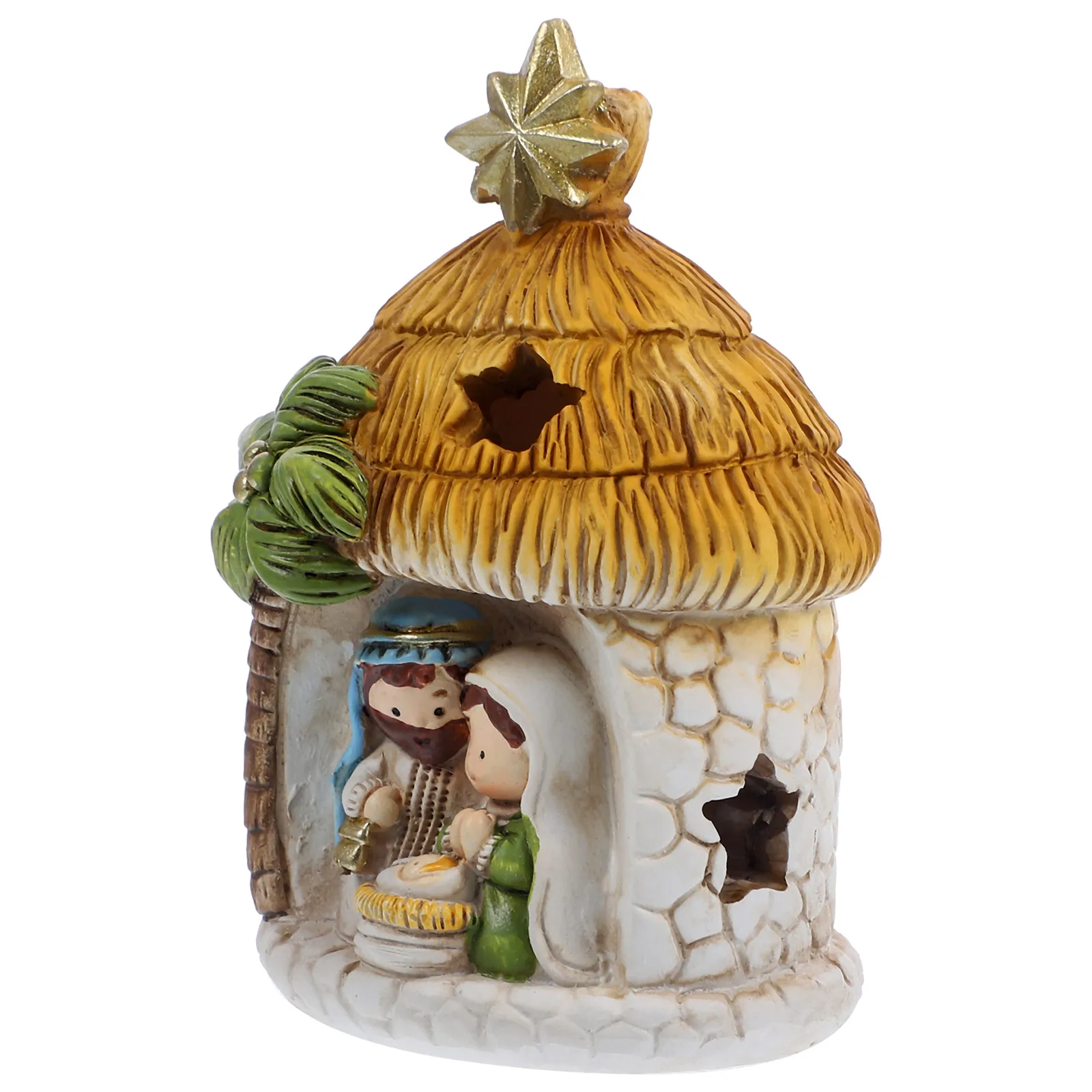 

Religious Scene Ornaments Resin Small Statue Christmas Centerpieces Crafts Tree