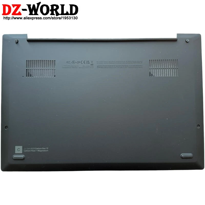 Shell Base Bottom Cover Lower Case D Cover for Lenovo ThinkPad X1 Carbon Gen 12 TH 5M10X63713 5M10X63714 AM32C000500 AM32C000400