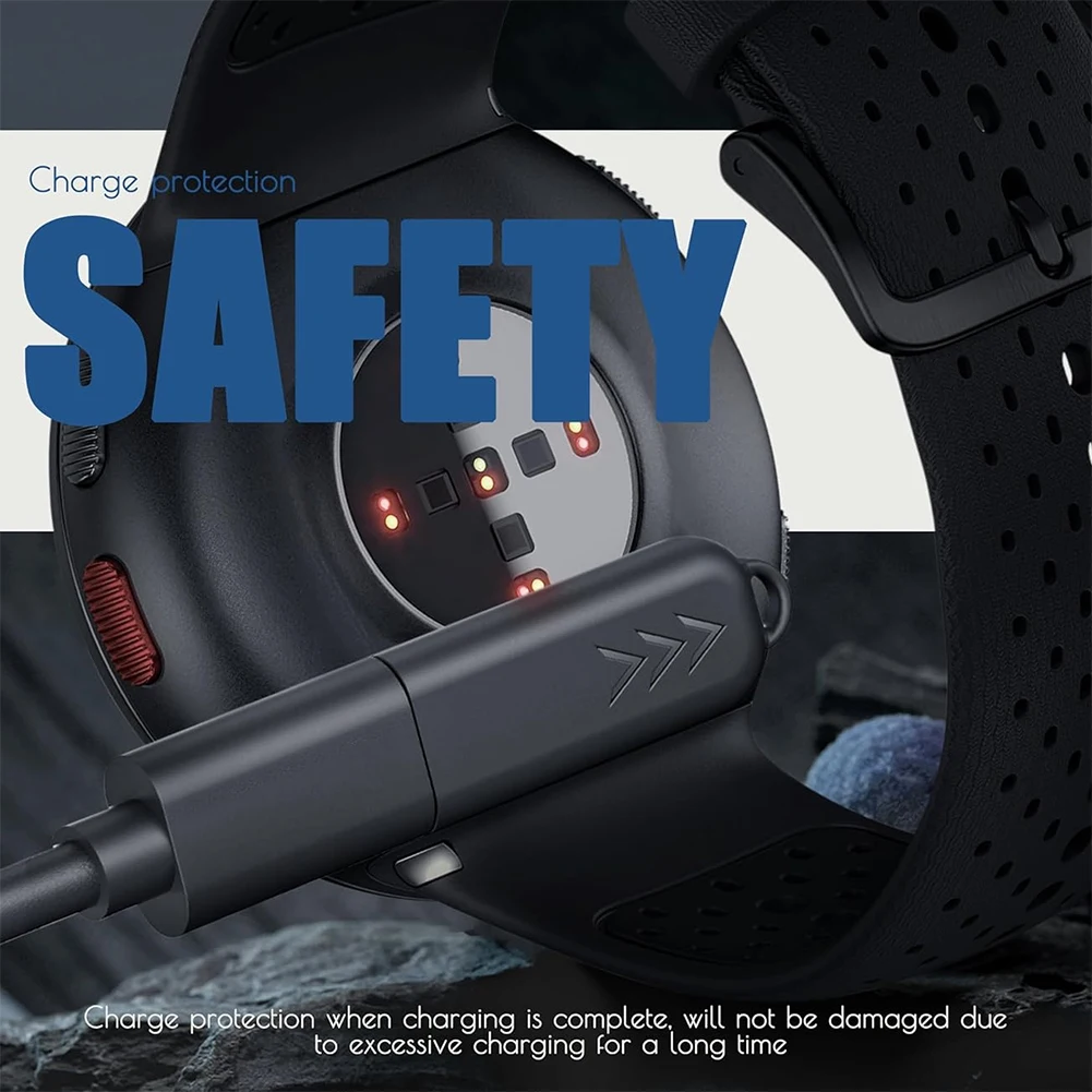 

Магнитный зарядный кабель типа C, преобразователь мощности 90 градусов для Polar Pacer/Pacer Pro для Ignite 3/Vantage V3