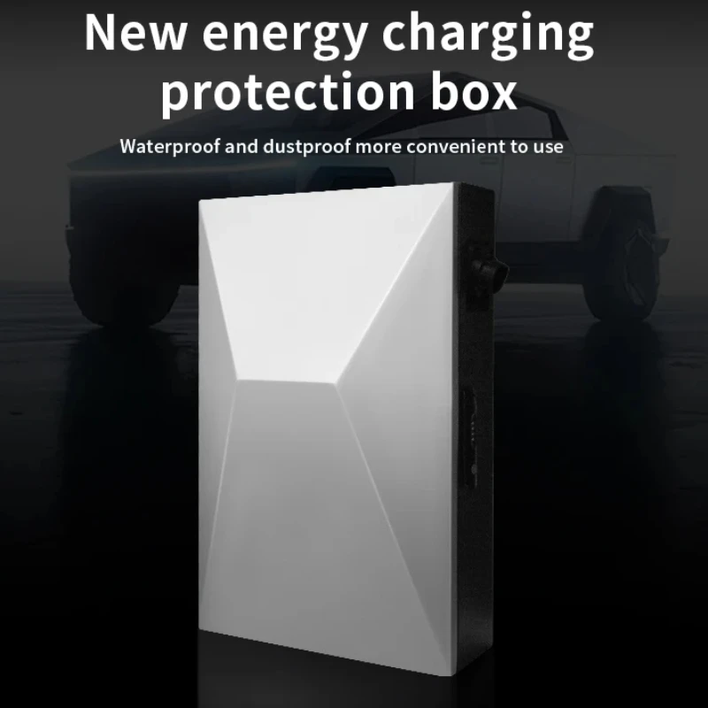 For Tesla Model 3 Y S X Cybertruck Wall charger Station Waterproof Outdoor Charging Cable Organizer Holder Car Accessories