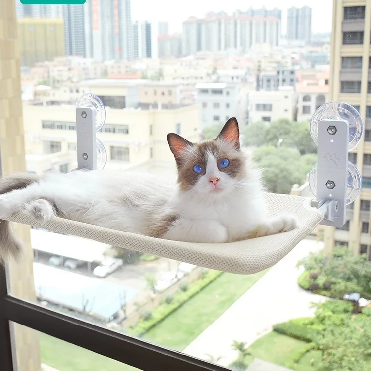 

Cat Nest Window Windowsill Bedside Sunbathing Suction Cup Hanging Bed Balcony Glass Pet Bed Supplies