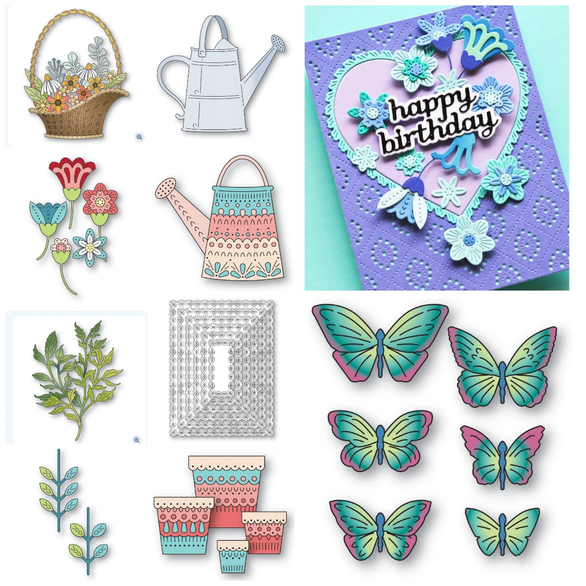 

New Wild Leaves Brilliant Butterflies Metal Cutting Dies For DIY Scrapbooking Photo Cutting Die Paper Cards Embossing Decorative