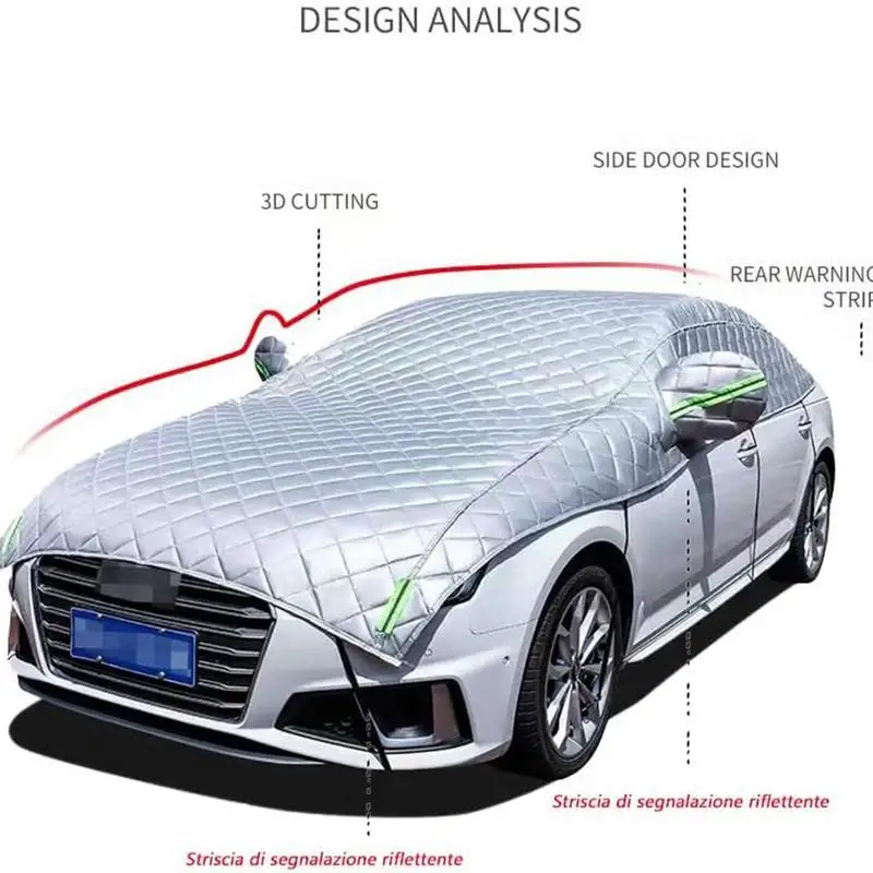 Cubiertas de carrocería de coche, cubierta de nieve para parabrisas, cubierta de nieve impermeable para coche, cubiertas de carrocería de coche a prueba de polvo aptas para todas las estaciones