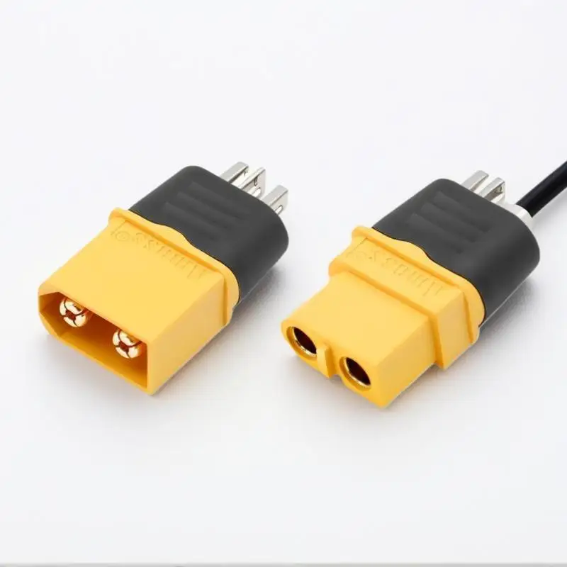 1 Pair XT60H Male Female  Connectors Plugs With Sheath XT60 Upgrade Connectors For Lithium Battery RC Planes Car