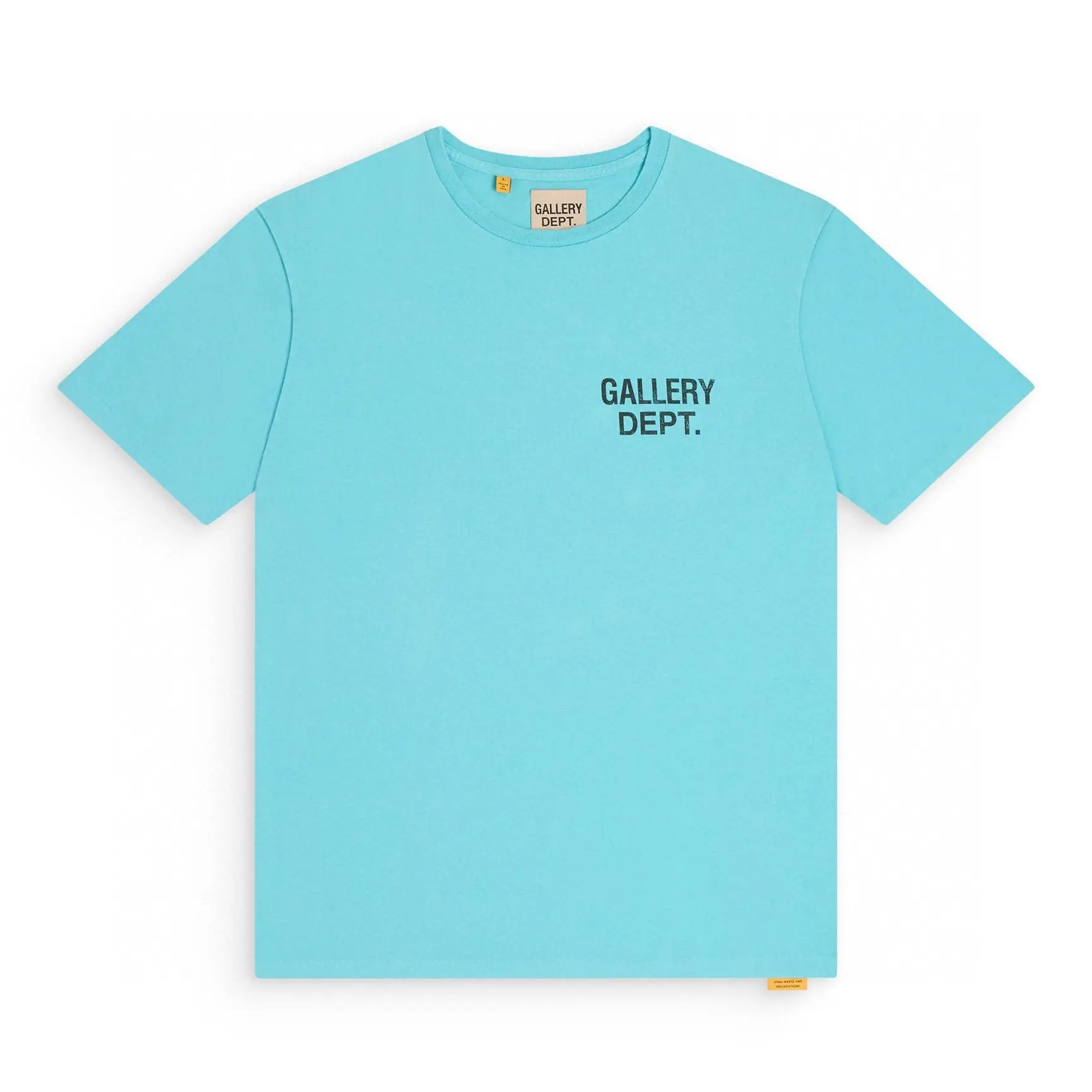 Gallery DEPT English alphabet print round neck wash water do old dopamine color scheme short sleeve T-shirt