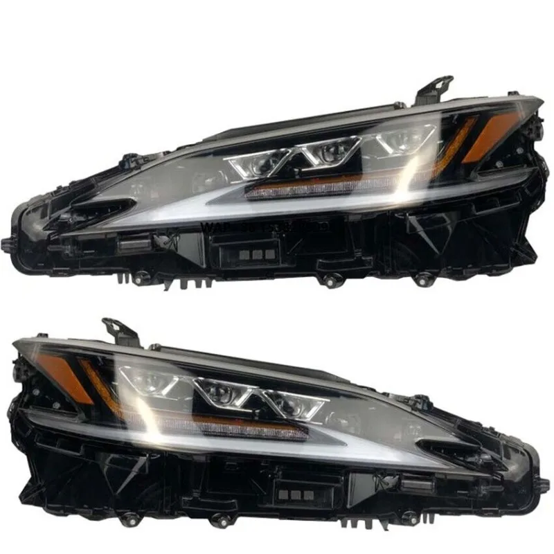 

Upgrade Full LED Headlights Headlamps Assembly Triple Beams for 2019-2021 ES250 ES300H ES350 2020 Black