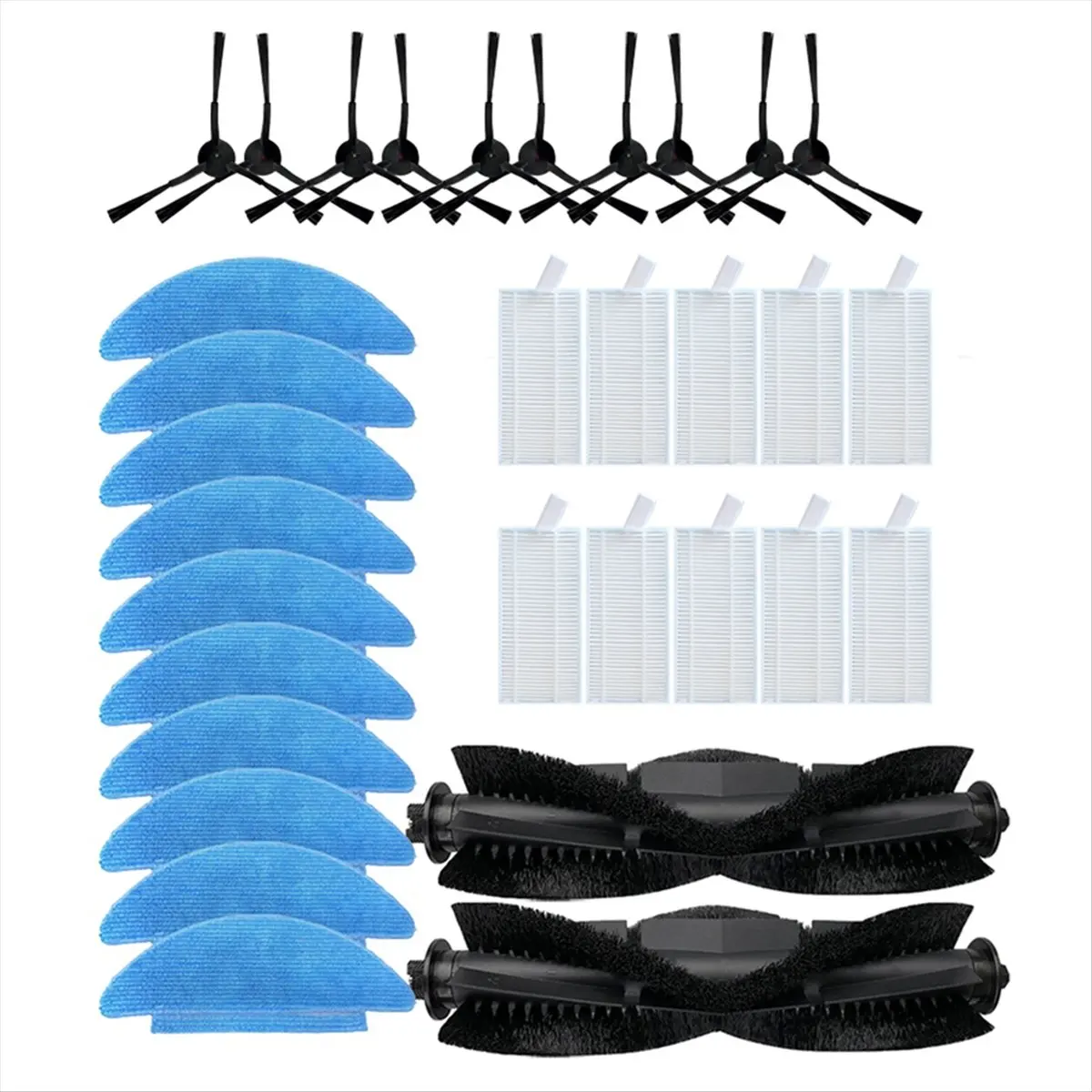 For Cecotec Conga 7490 Eternal Genesis / X-Treme Robot Vacuum Cleaner Main Side Brush Mop Cloth Rags Filter Parts