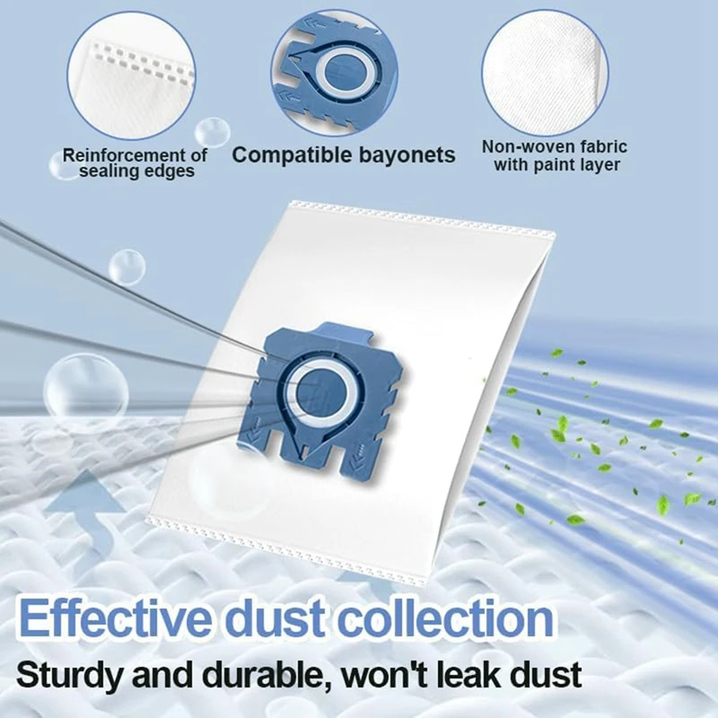 Vacuum Bags Replacement For Miele GN 3D Vacuum Cleaner Dust Bags For Classic C1 Complete C1 C2 C3 S2 S5 S8 S400 Series