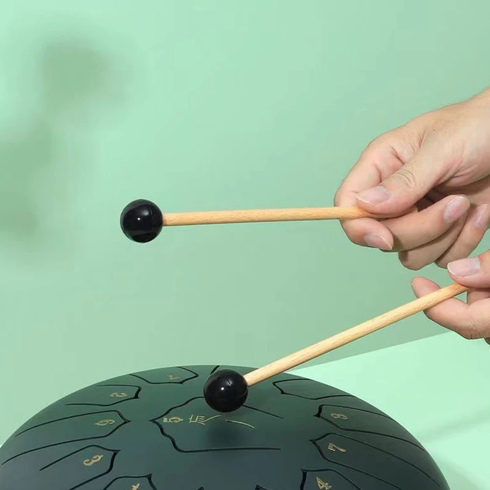 

2pcs Ethereal Drum Hammer Small Wooden Mallets for Xylophone Bell Percussion Instruments Steel Tongue Drum Sticks Safe Portable