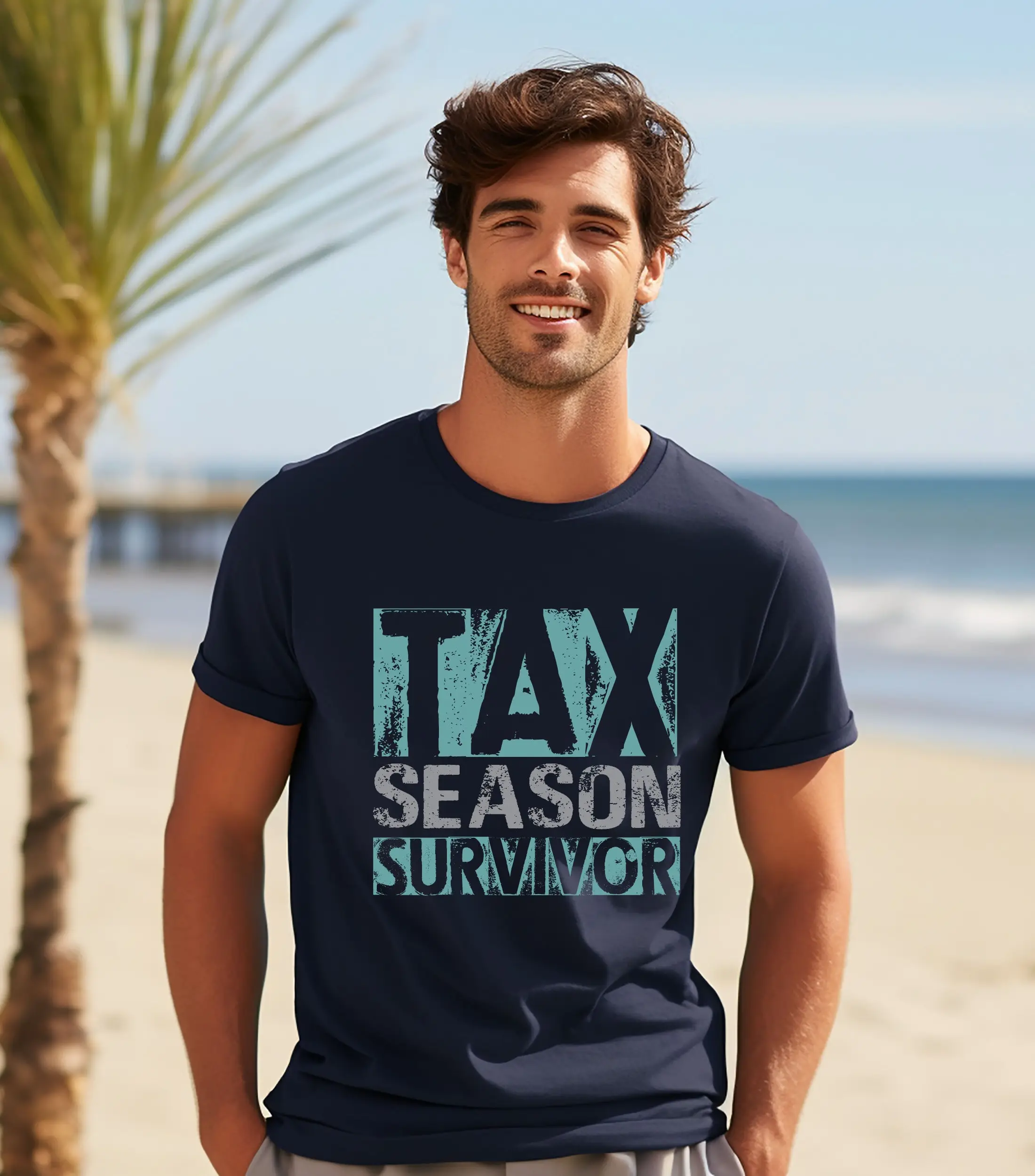 Tax Season Survivor T Shirt Funny Accountant Appreciation Accounting Saying Cpa Firm Staff End Of Thank You