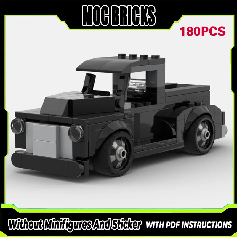 

Конструктор MOC: Модель городского автомобиля, компактный американский пикап, модульная технология, подарки, праздничный набор для сборки, детские игрушки